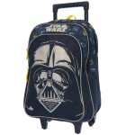 Sac � roulettes gar�on star wars personnage dark vador 42 cm noir / jaune