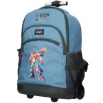 Sac � roulettes gar�on street robots 47 cm bleu / gris