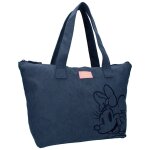 Sac shopping minnie mouse obsessed 48 cm multicolore