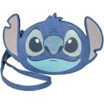 Sac similicuir 26cm stitch bleu