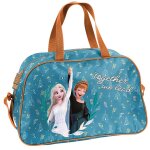Sac de sport fille synth�tique motif personnages la reine des neiges bleu / vert / clair