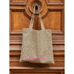 Sac tote bag solidaire envie de fraise beige