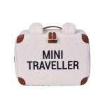 Sac de voyage valise pour enfant mini traveller teddy blanc cass�