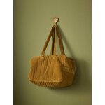 Sac week - end matelass en velours ctel bronze