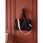 Sac week - end en toile unie marine