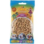 Sachet 1000 perles plastique midi caf frapp marron