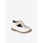 Salom� b�b� cuir blanc