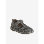 Saloms cuir fille collection maternelle beige imprim