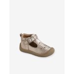 Salomés cuir souple bébé 4 pattes or Salomés cuir souple bébé 4 pattes or