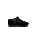 Salom�s velours boucle noir