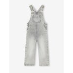 Salopette fille large en denim denim gris