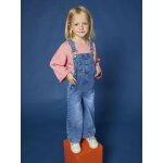 Salopette en jean large fille stone
