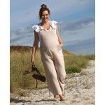 Salopette de maternit� et d'allaitement maya beige
