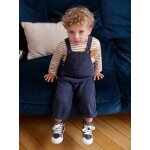 Salopette en molleton bb marine