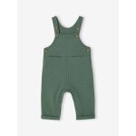 Salopette en molleton b�b� vert fonc�
