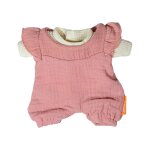 Salopette et t - shirt dhiver pour poup�e de 21 cm rose