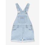 Salopette short levi's kid's denim bleached