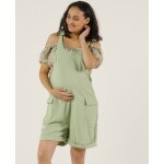 Salopette short de maternit� eloise sauge