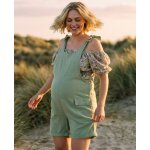 Salopette short de maternit� eloise sauge