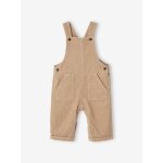 Salopette en velours côtelé bébé garçon taupe Salopette en velours côtelé bébé garçon taupe
