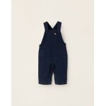 Salopette en velours c�tel� en coton bleu fonc�