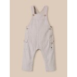 Salopette en velours grosses c�tes b�b� beige