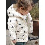 Salopette  volants bb en velours vert