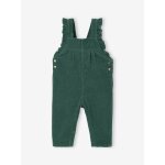 Salopette � volants b�b� en velours vert