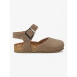 Sandales astrid enfant en cuir vegan beige