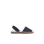 Sandales avarcas nubuck bleu marine