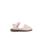 Sandales avarcas nubuck À scratch pour enfant rose Sandales avarcas nubuck À scratch pour enfant rose