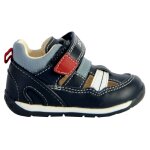 Sandales b each b. a - nappa + geobuck navy white