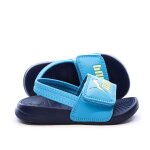 Sandales backstrap bleu