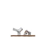Sandales barefoot en cuir lamin barefoot footi argent