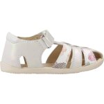 Sandale b�b� cuir squisti de g blanc