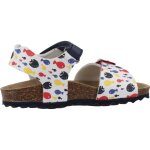 Sandales b�b� gar�on en cuir doux et confortables blanc