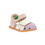 Sandales bb kick sumkratch rose clair violet blanc