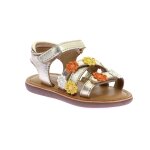 Sandales b�b� mo cloflore or clair