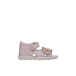 Sandales en cuir blazion rose poudr