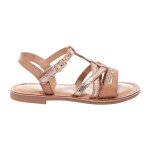Sandales en cuir À brides nude multi Sandales en cuir À brides nude multi