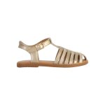 Sandales en cuir  brides platinum