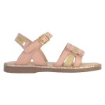 Sandales en cuir À brides rose multi Sandales en cuir À brides rose multi