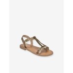 Sandales cuir enfant bada par m. belarbi bronze