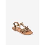 Sandales cuir enfant badami par m. belarbi bronze