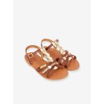 Sandales cuir enfant badami par m. belarbi marron
