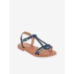 Sandales cuir fille badou par m. belarbi marine