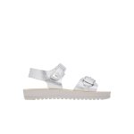 Sandales en cuir kimama argent