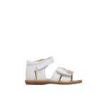 Sandales en cuir lillu blanc -