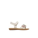 Sandales en cuir nindy blanc cr�me