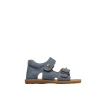 Sandales en cuir revion bleu -